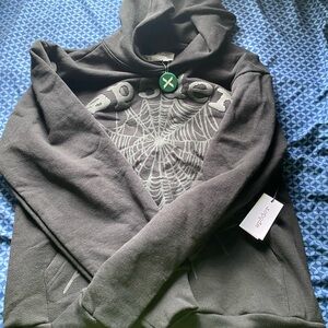 Spyder Gray Pullover Sweater with Hood